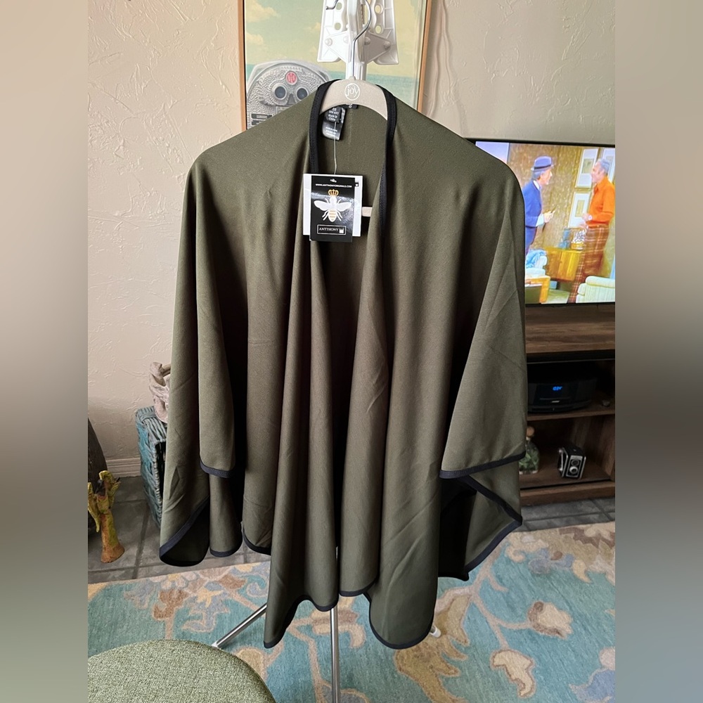 Olive color ruana